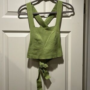 Tank top with Open Back Ties